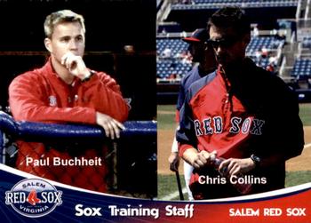 2009 Grandstand Salem Red Sox #NNO Paul Buchheit / Chris Collins Front
