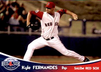 2009 Grandstand Salem Red Sox #NNO Kyle Fernandes Front