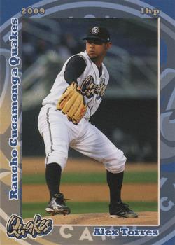 2009 Grandstand Rancho Cucamonga Quakes #NNO Alex Torres Front