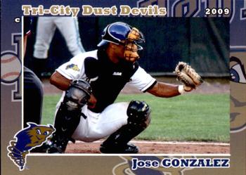 2009 Grandstand Tri-City Dust Devils #NNO Jose Gonzales Front