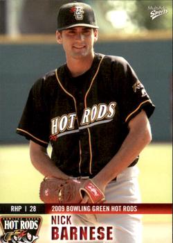 2009 MultiAd Bowling Green Hot Rods #4 Nick Barnese Front