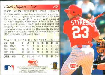 1998 Donruss #178 Chris Stynes Back