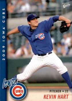 2009 MultiAd Iowa Cubs #9 Kevin Hart Front