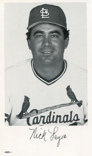 1988 St. Louis Cardinals Photocards #NNO Nick Leyva Front