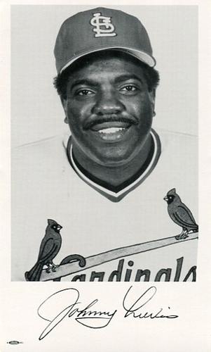 1988 St. Louis Cardinals Photocards #NNO Johnny Lewis Front