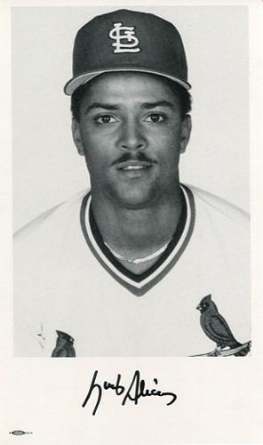 1988 St. Louis Cardinals Photocards #NNO Luis Alicea Front