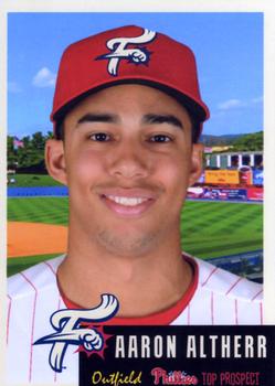 2015 Grandstand Reading Fightin Phils Top Prospects #9 Aaron Altherr Front