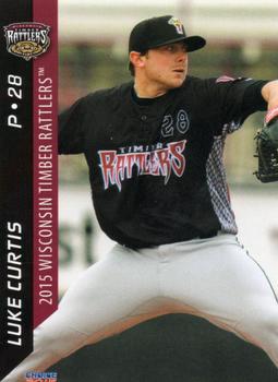 2015 Choice Wisconsin Timber Rattlers #03 Luke Curtis Front