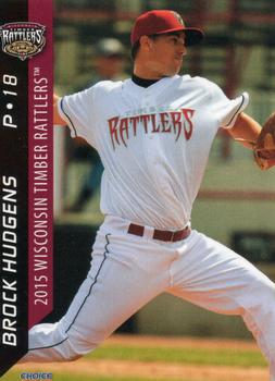 2015 Choice Wisconsin Timber Rattlers #12 Brock Hudgens Front