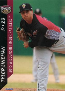 2015 Choice Wisconsin Timber Rattlers #14 Tyler Linehan Front