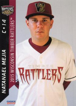 2015 Choice Wisconsin Timber Rattlers #19 Natanael Mejia Front