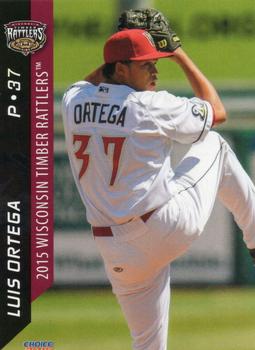 2015 Choice Wisconsin Timber Rattlers #23 Luis Ortega Front