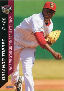 2015 Choice Wisconsin Timber Rattlers #27 Orlando Torrez Front