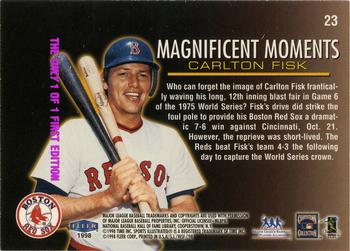 1998 Sports Illustrated World Series Fever - First Edition #23 Carlton Fisk Back