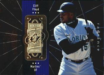 1998 SPx Finite - Radiance #279 Cliff Floyd Front