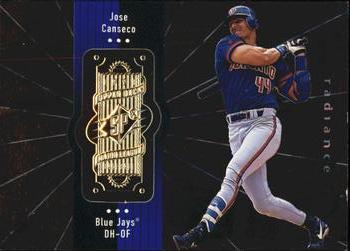 1998 SPx Finite - Radiance #328 Jose Canseco Front