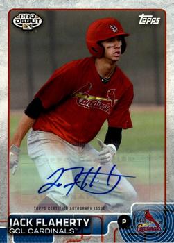 2015 Topps Pro Debut - Autographs #121 Jack Flaherty Front