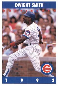 1992 Marathon Chicago Cubs #NNO Dwight Smith Front
