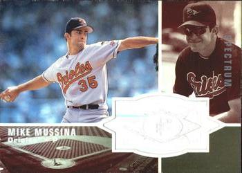 1998 SPx Finite - Spectrum #144 Mike Mussina Front