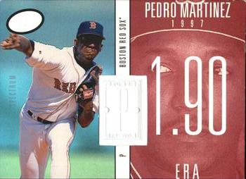 1998 SPx Finite - Spectrum #215 Pedro Martinez Front