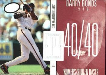 1998 SPx Finite - Spectrum #233 Barry Bonds Front