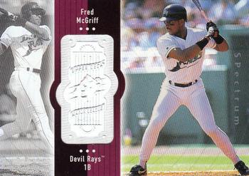 1998 SPx Finite - Spectrum #325 Fred McGriff Front