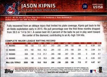 2015 Topps Update #US158 Jason Kipnis Back
