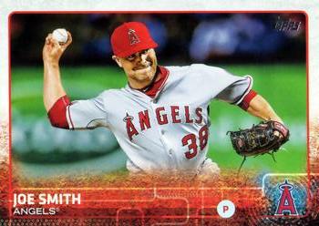 2016 Topps Series 2 #681 Joe Smith Los Angeles Angels Baseball Card 