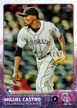 2015 Topps Update #US116 Miguel Castro Front