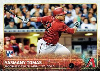 2015 Topps Update #US145 Yasmany Tomas Front