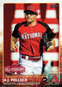 2015 Topps Update #US186 A.J. Pollock Front