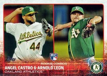 2015 Topps Update #US193 Angel Castro / Arnold Leon Front