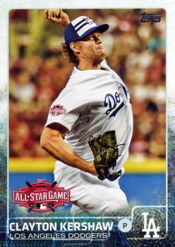 2015 Topps Update #US310 Clayton Kershaw Front