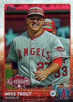 2015 Topps Update #US364 Mike Trout Front
