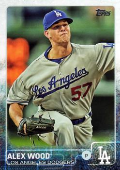 2015 Topps Update #US372 Alex Wood Front