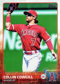 2015 Topps Update #US385 Collin Cowgill Front