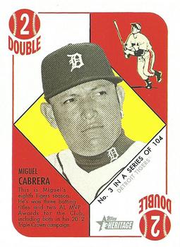 2015 Topps Heritage '51 #3 Miguel Cabrera Front