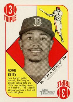 2015 Topps Heritage '51 #8 Mookie Betts Front