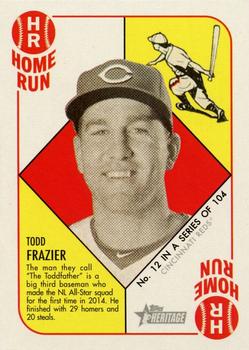 2015 Topps Heritage '51 #12 Todd Frazier Front