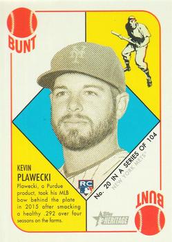 2015 Topps Heritage '51 #20 Kevin Plawecki Front