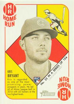 2015 Topps Heritage '51 #25 Kris Bryant Front