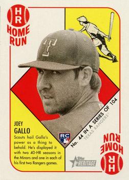 2015 Topps Heritage '51 #44 Joey Gallo Front