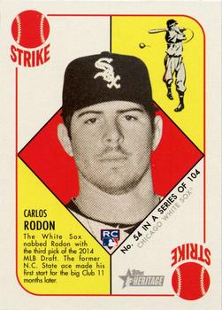 2015 Topps Heritage '51 #54 Carlos Rodon Front