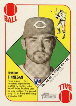 2015 Topps Heritage '51 #64 Brandon Finnegan Front