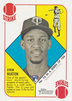 2015 Topps Heritage '51 #74 Byron Buxton Front