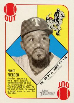 2015 Topps Heritage '51 #90 Prince Fielder Front