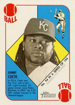 2015 Topps Heritage '51 #94 Johnny Cueto Front