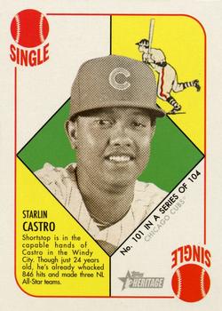 2015 Topps Heritage '51 #101 Starlin Castro Front