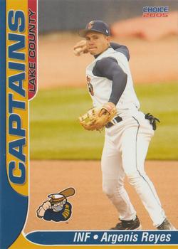 2005 Choice Lake County Captains #18 Argenis Reyes Front