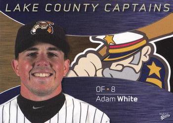 2008 MultiAd Lake County Captains #24 Adam White Front